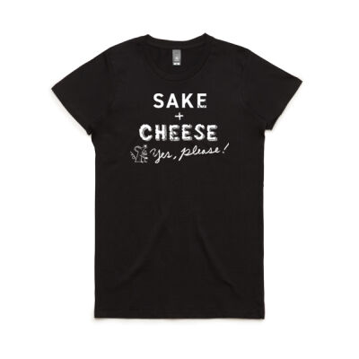 Sake + Cheese Yes,please T-shirt (Women) Thumbnail
